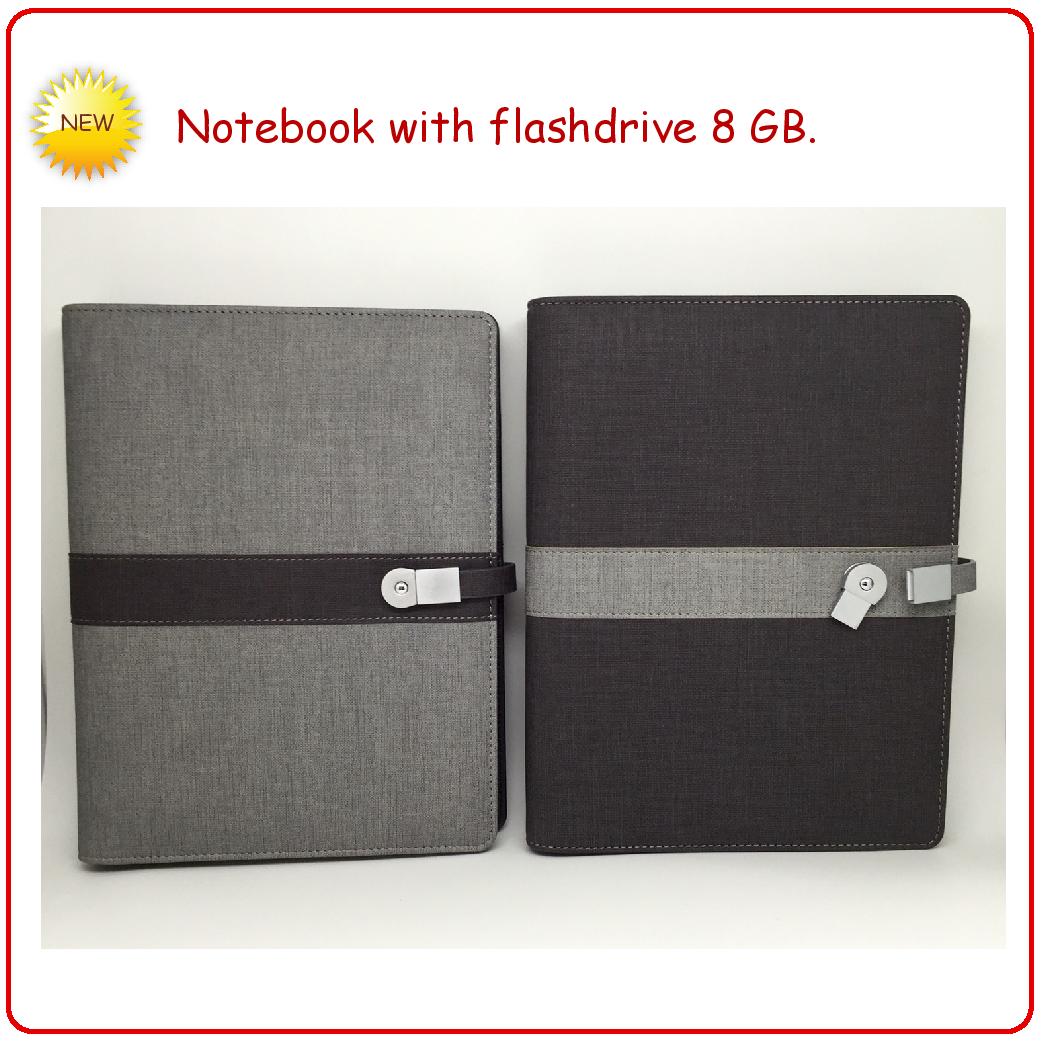 Notebook with flashdrive 8 GB